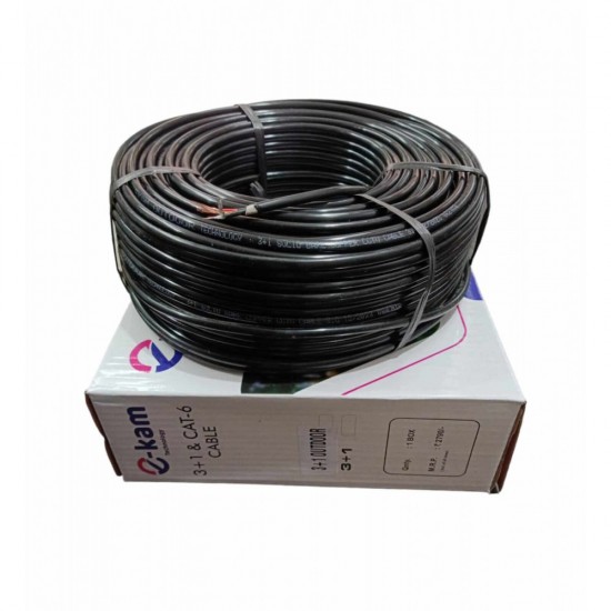 E-KAM 3+1 CABLE 90M OUTDOOR BOX PACK