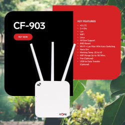 COFE 4G ROUTER LAN+WIFI MODEL CF 903 - 3 ANTENNA  WITH ADAPTER