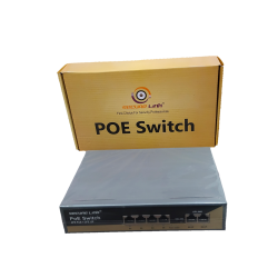 SECURE LINK 4+2 PORT POE SWITCH 4EP + 2FE 10/100MBPS  (POE-0402FE-65W)