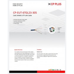 CP PLUS CAT6 COPPER CABLE PER METER