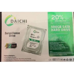 DAICHI 500GB SURVEILLANCE HARD DISK DRIVE